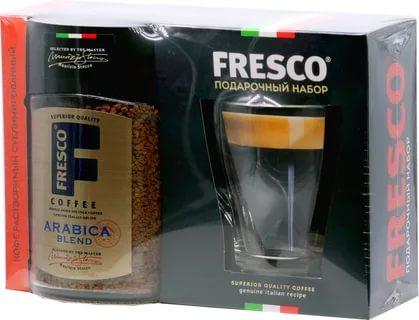 Кофе растворимый Fresco arabica blend + кружка 100 гр., картон
