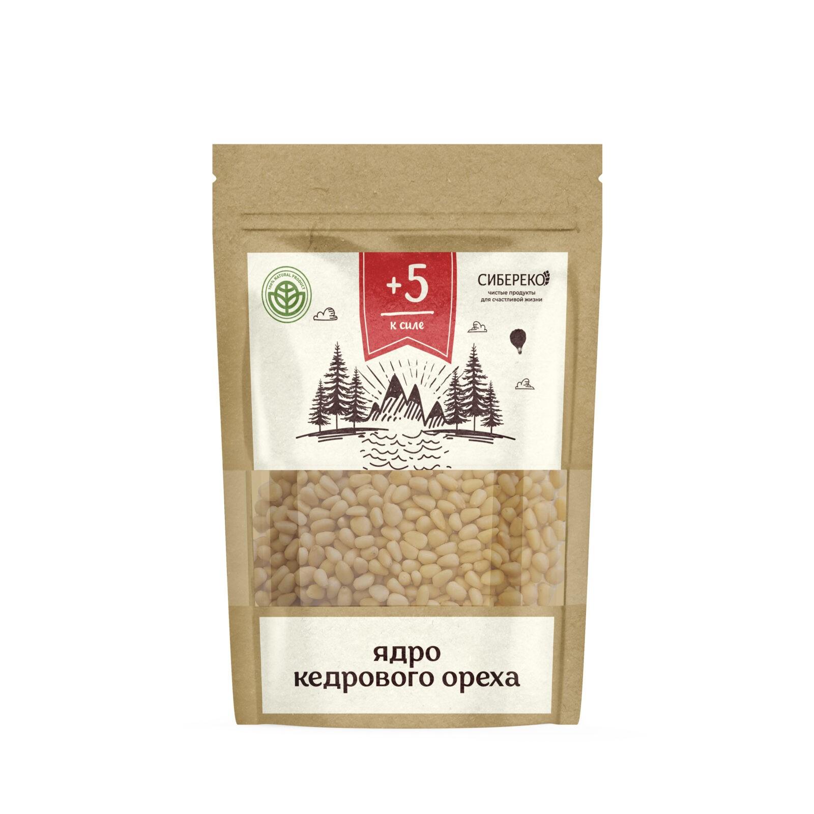 Ядро кедрового ореха Sibereco 50 гр., дой-пак