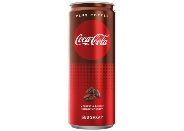 Напиток газированный Coca-Cola plus coffee Вьетнам 330 мл, ж/б