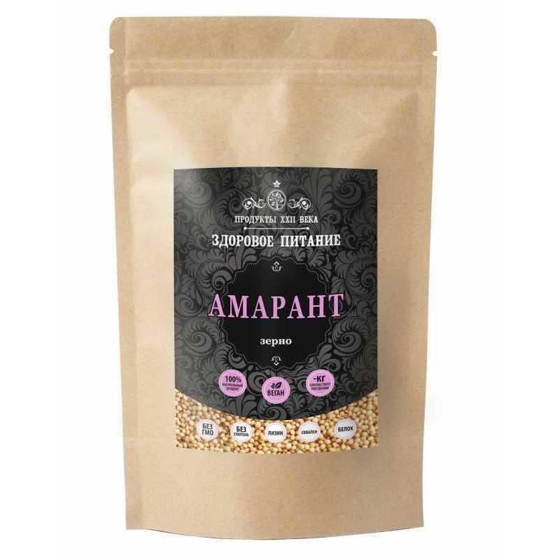 Амарант Продукты XXII века зерно, 200 гр., дой-пак