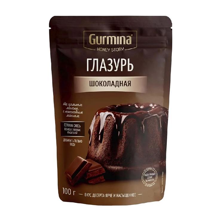 Глазурь GURMINA honey storey шоколадная 100 гр., дой-пак