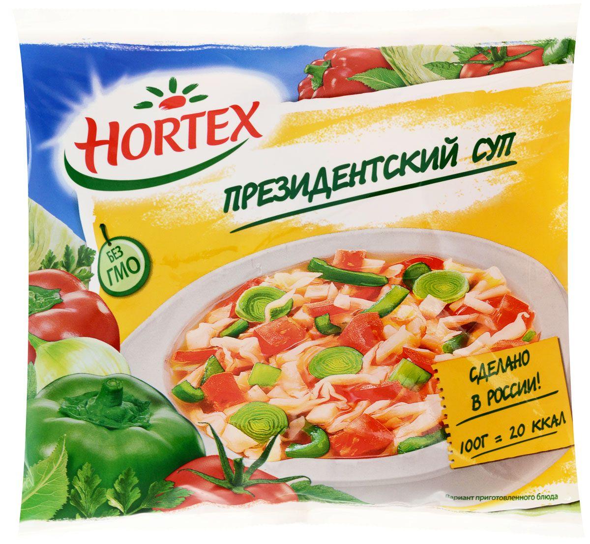 Смесь овощная Hortex Президентский суп быстрозамороженная 400 гр., флоу-пак