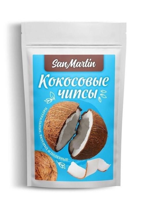 Чипсы кокосовые San Martin 40 гр., дой-пак