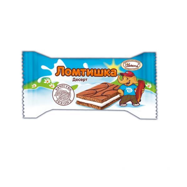 Десерт Акконд ломтишка молочно-шоколадный десерт,2 кг., флоу-пак