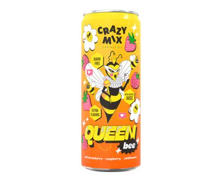 Напиток газированный Crazy Mix queen bee 330 мл., ж/б