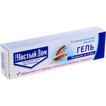 Гель от тараканов и муравьев Чистый дом, 35 мл., картон