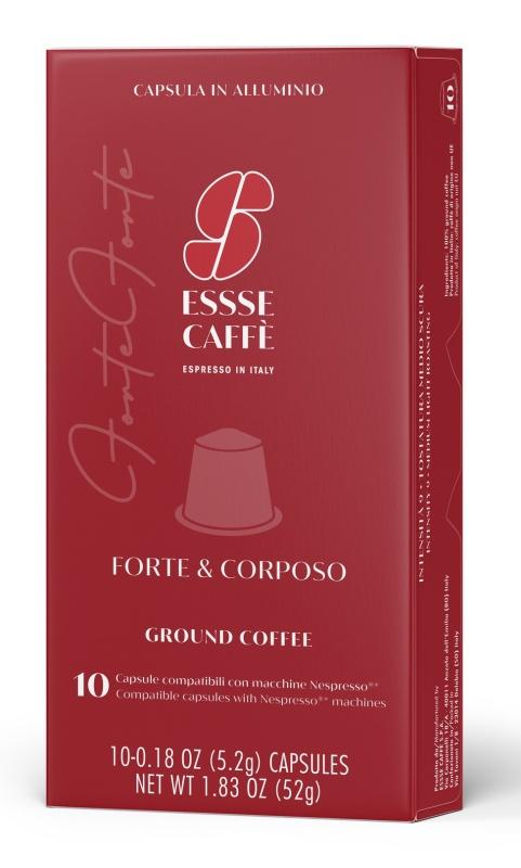 Кофе Essse Caffe Forte Corposo 10 капсул 80 гр., картон
