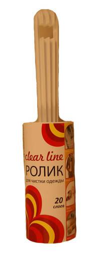 Ролик для чистки одежды липкий Clear Line, бумага