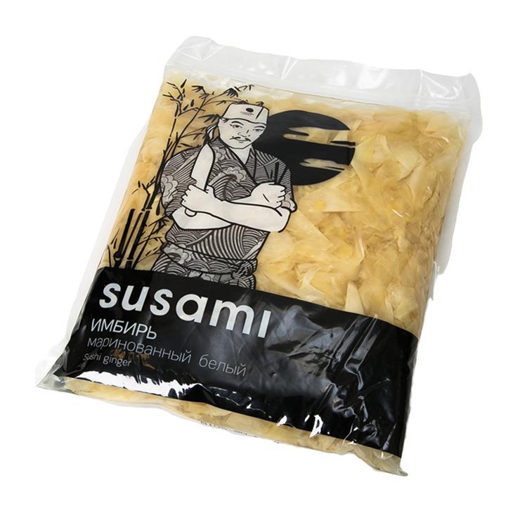 Имбирь Susami маринованный белый Китай 1,25 кг., вакуум