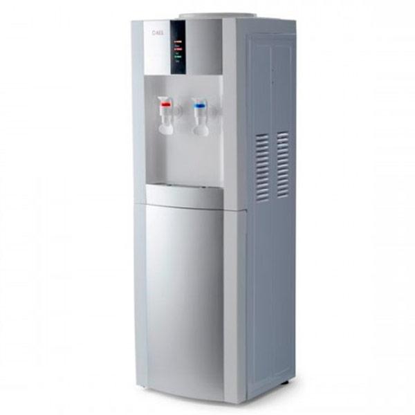 Кулер AEL LC-AEL-47b white/silver напольный, компресс, холодильник 14л, белый с серебряными вставками