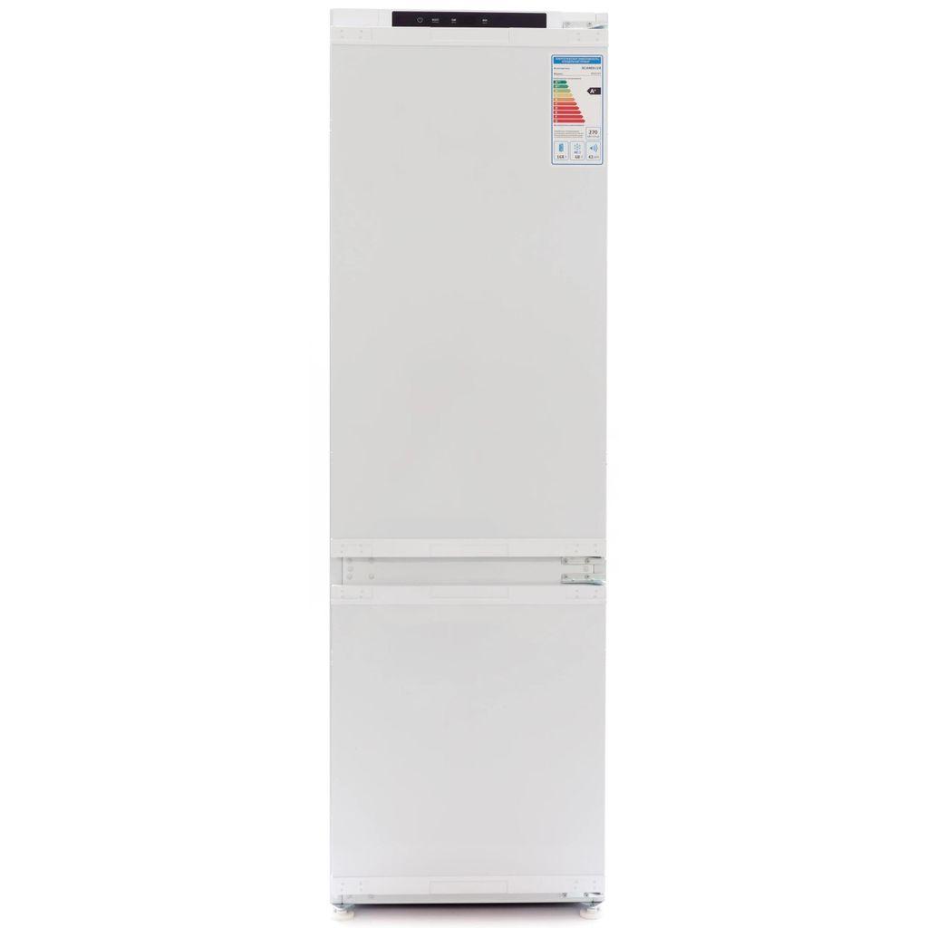 Встраиваемый холодильник SCANDILUX RBI238T, No Frost, 236л, 177см, белый