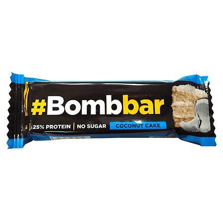 Батончик Bombbar протеиновый кокосовый торт в шоколаде 40 гр., флоу-пак