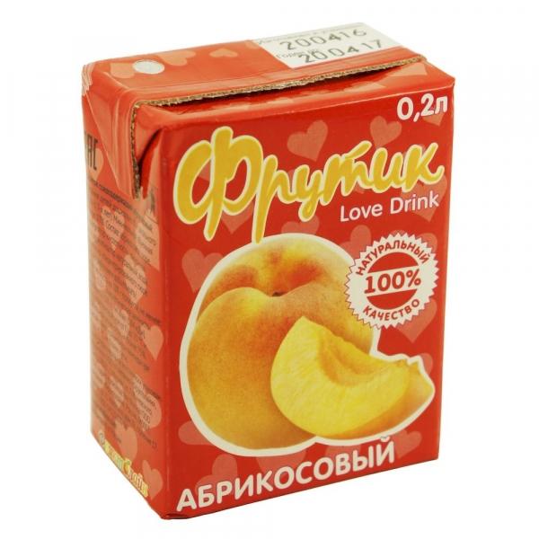 Напиток Абрикосовый Фрутик, 200 мл., тетра-пак