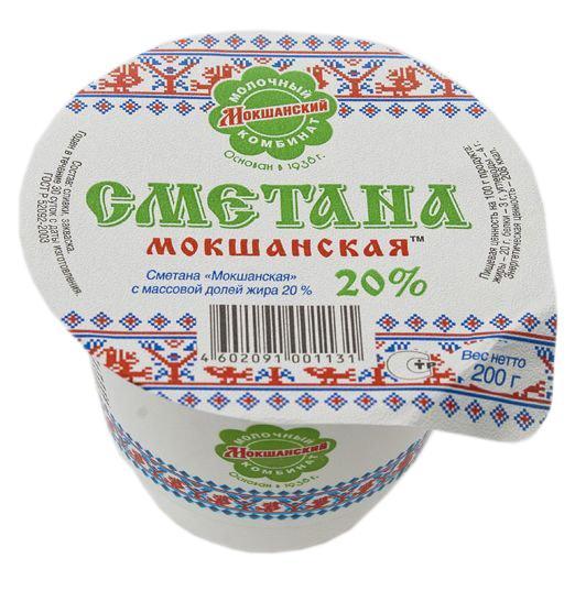 Сметанный продукт Мокшанский МК 20%