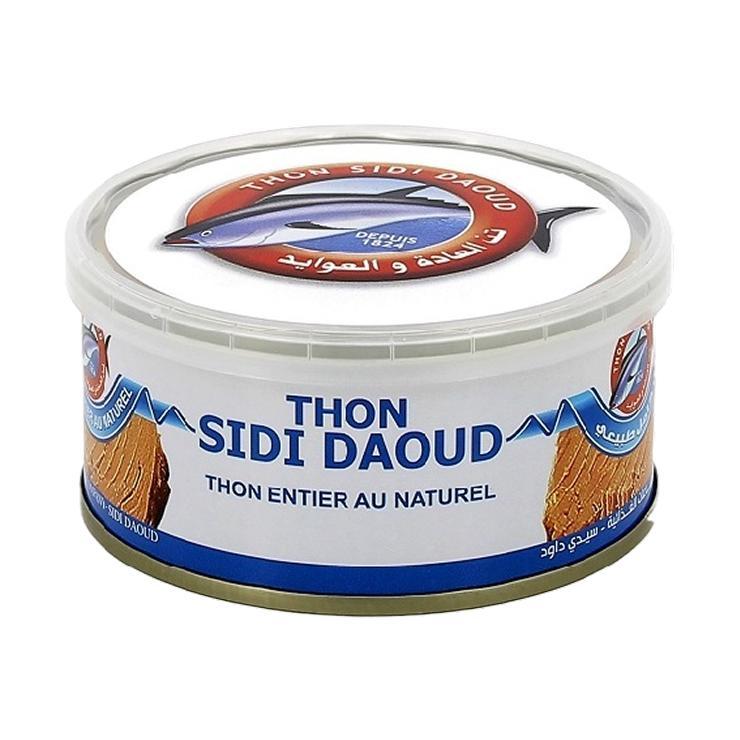 Тунец SIDI DAOUD филе в собственном соку 160 гр., ж/б