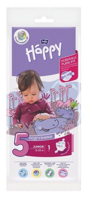 Подгузник 5 Junior (12-25 кг.) 1 шт., Bella Baby Happy