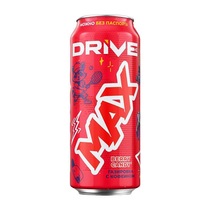 Напиток энергетический Drive Me MAX ягоды 449 мл., ж/б