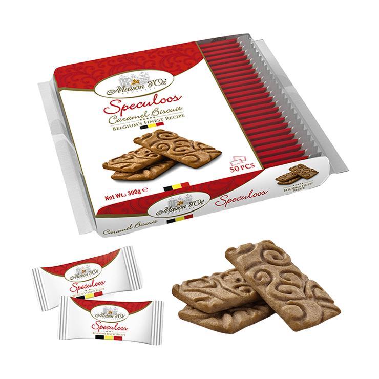 Печенье Maison d'Or Speculoos сахарное карамельное 300 гр., флоу-пак