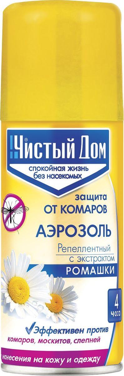 Аэрозоль от комаров Чистый дом с экстрактом ромашки
