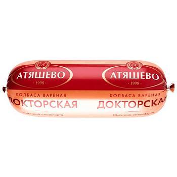 Колбаса Атяшево Докторская высокий стандарт 400 гр., полиамид