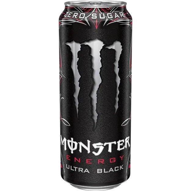 Напиток энергетический Monster Energy Ultra Black Ирландия 500 мл., ж/б