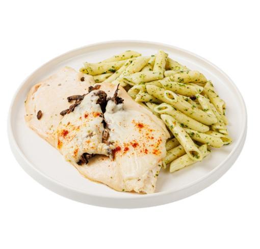 Грудка куриная ВкусВилл с грибами и пенне 230 гр., лоток