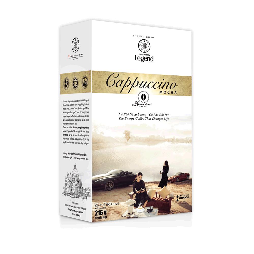 Кофе растворимый Trung Nguyen Cappuccino Legend Мокко 12 стиков 216 гр., картон