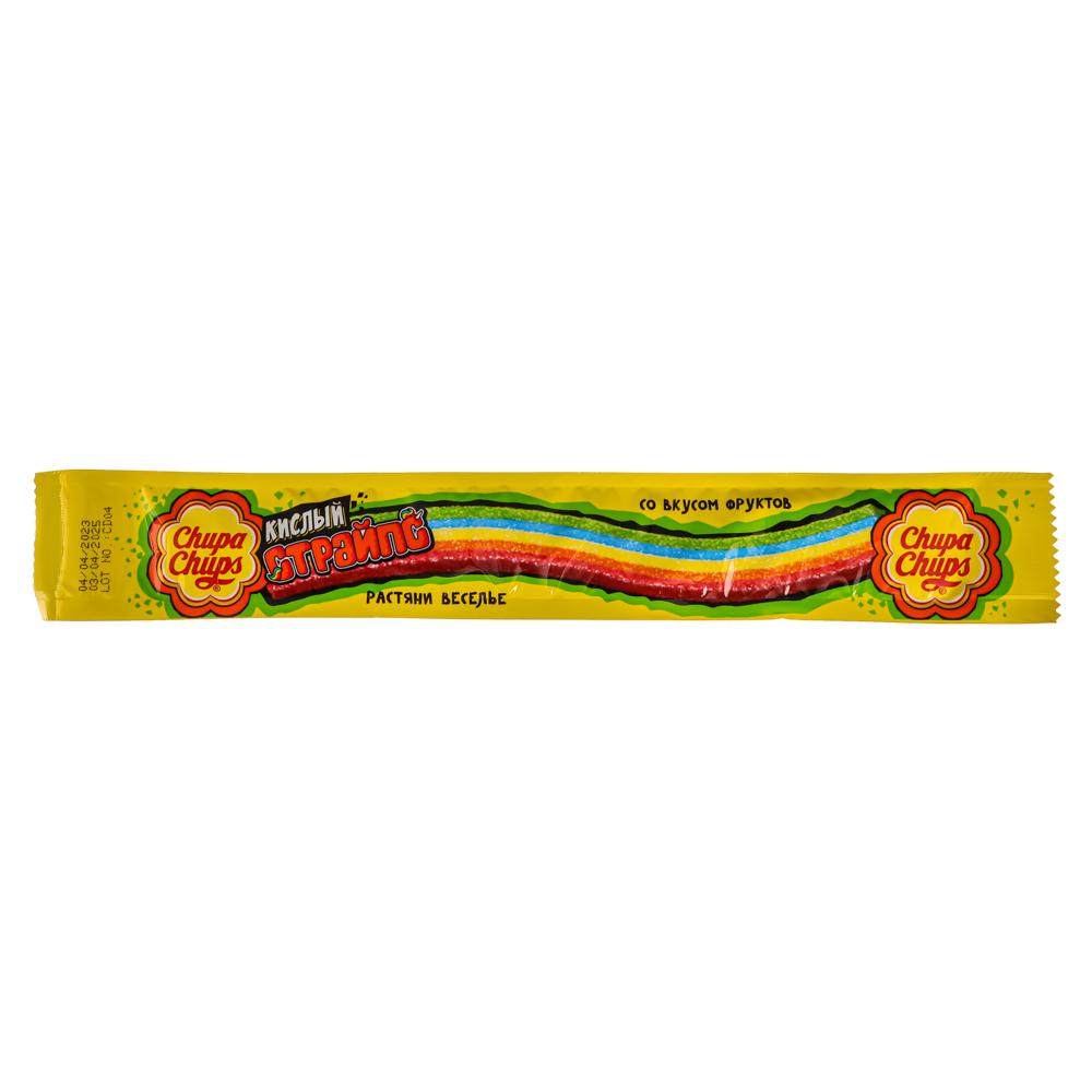Мармелад жевательный Chupa Chups страйп 10 гр., флоу-пак