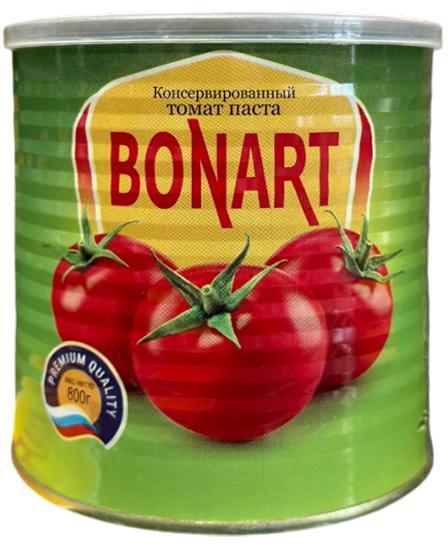 Томатная паста Bonart Иран 800 гр., ж/б