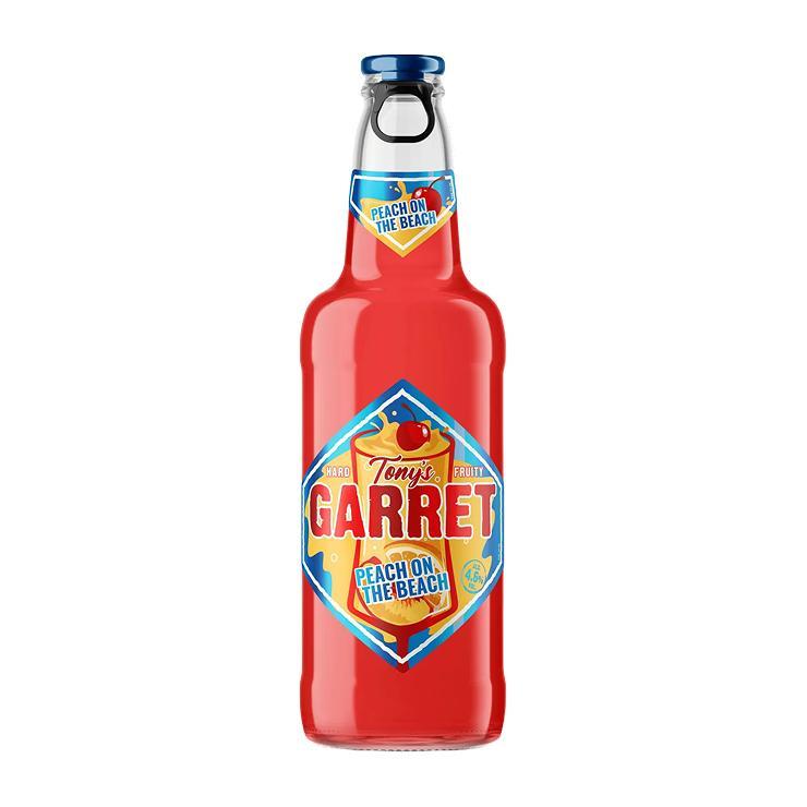 Напиток пивной Tony's Garret Hard Peach on the Beach 4,6% 450 мл., стекло