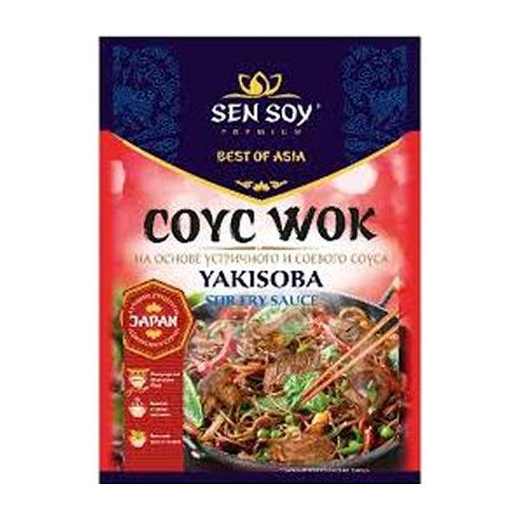СЭНСОЙ Соус для обжарки Лапши "YAKISOBA SAUCE" 80гр.*15 (Премиум)