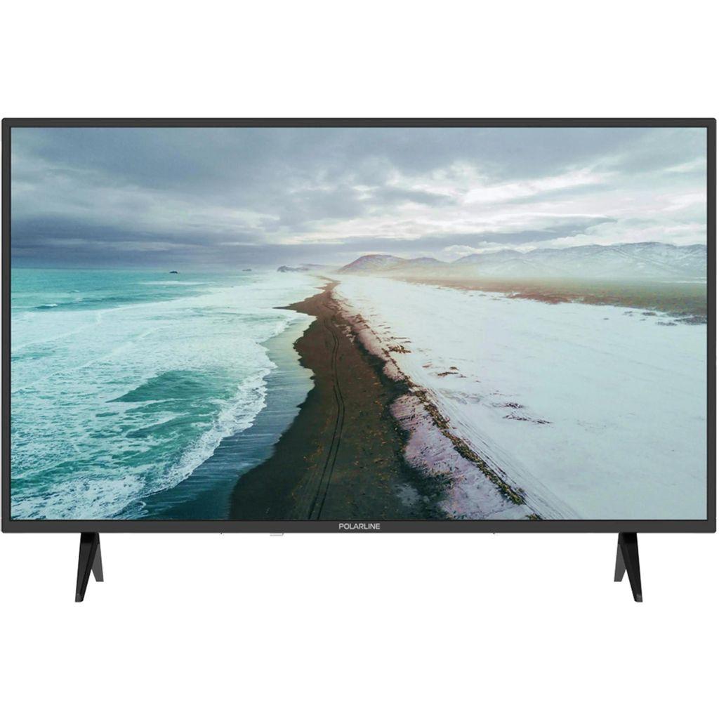43" Телевизор POLARLINE 43PL51STC-SM FULL HD, СМАРТ ТВ, Салют ТВ, черный