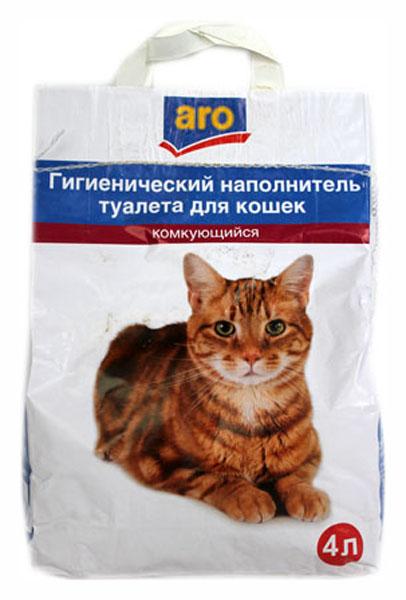 Наполнитель Aro для кошачьего туалета, 4 л., мешок