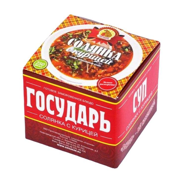 Суп Государь солянка с курицей 250 гр., картон