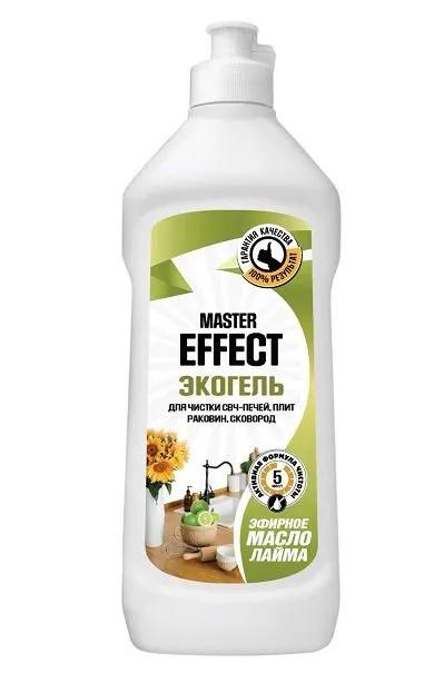 Экогель Master Effect для чистки свч-печей плит раковин сковород Эфирное масло лайма 500 мл., ПЭТ
