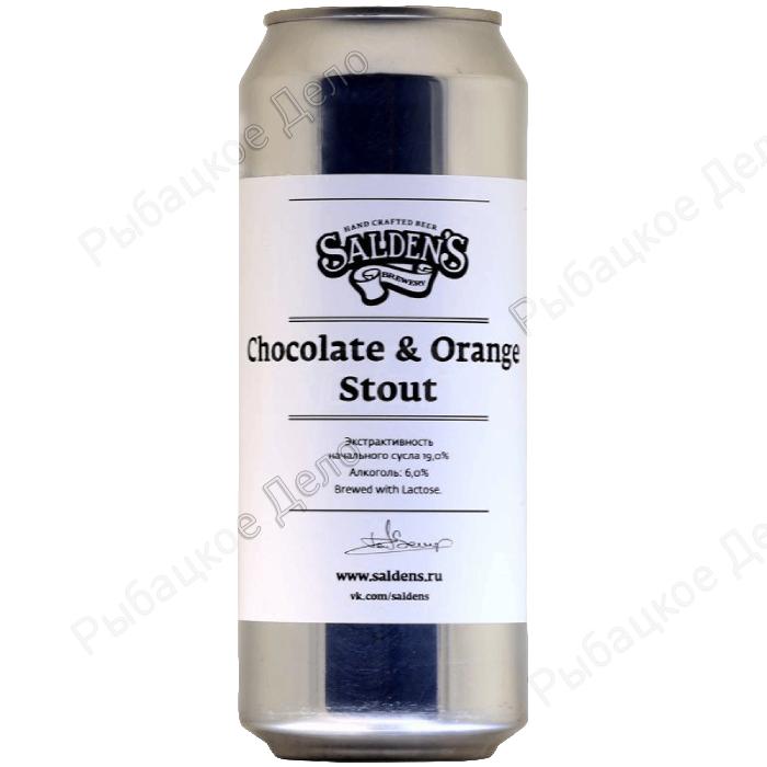 Напиток пивной Salden'S Chocolate Orange Stout 6,3% 450 мл., ж/б
