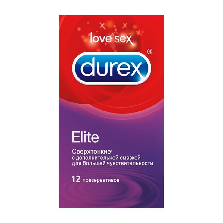 Презервативы Durex Elite Сверхтонкие 12шт