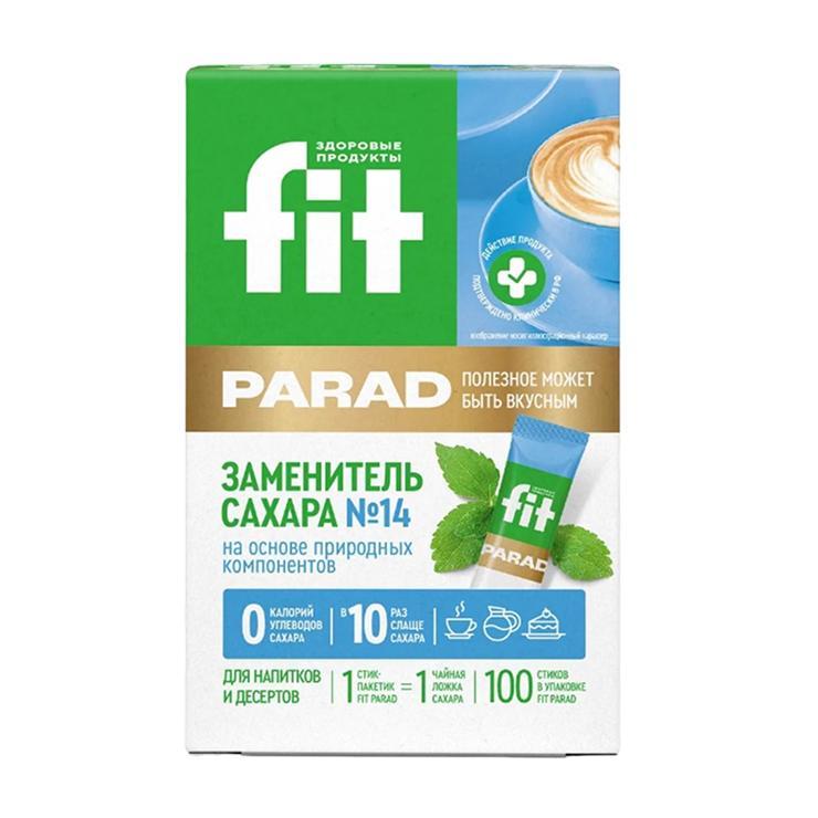 Заменитель сахара Fit Parad №14 стевия 100 шт 50 гр., картон