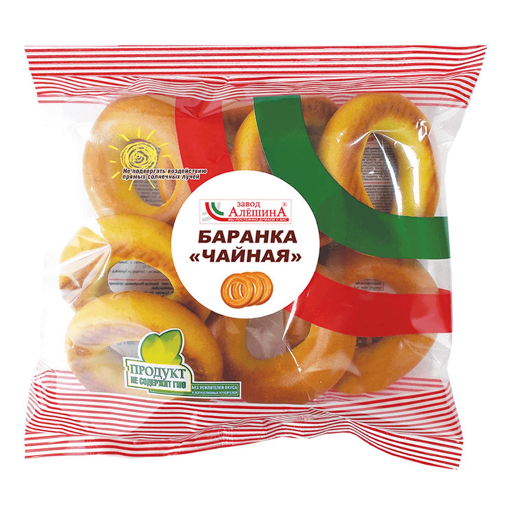 Баранка Завод Алешина Чайная 300 гр., флоу-пак