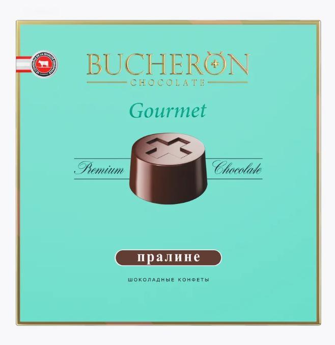 Конфеты шоколадные Bucheron Gourmet с пралине 180 гр., картон