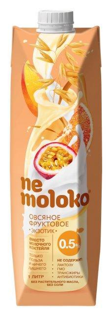 Молоко растительное Nemoloko десерт фруктовый экзотик 1 л., тетра-пак