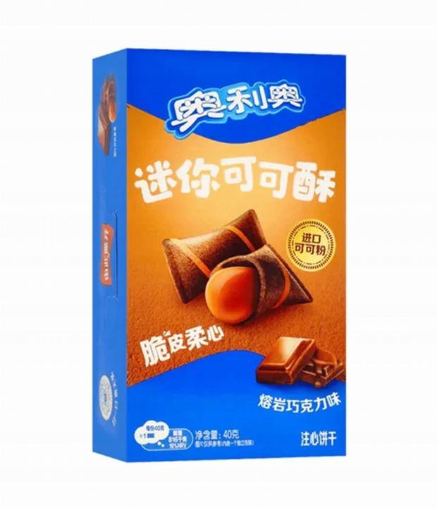 Подушечки вафельные Oreo Mini Криспи Шоколад 40 гр., картон