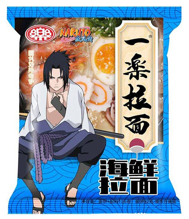 Лапша Naruto со вкусом морепродуктов 125 гр., флоу-пак