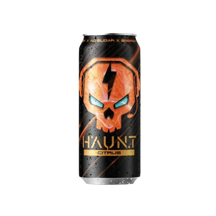 Энергетический напиток Fitness Food Factory Haunt цитрус 450 мл., ж/б