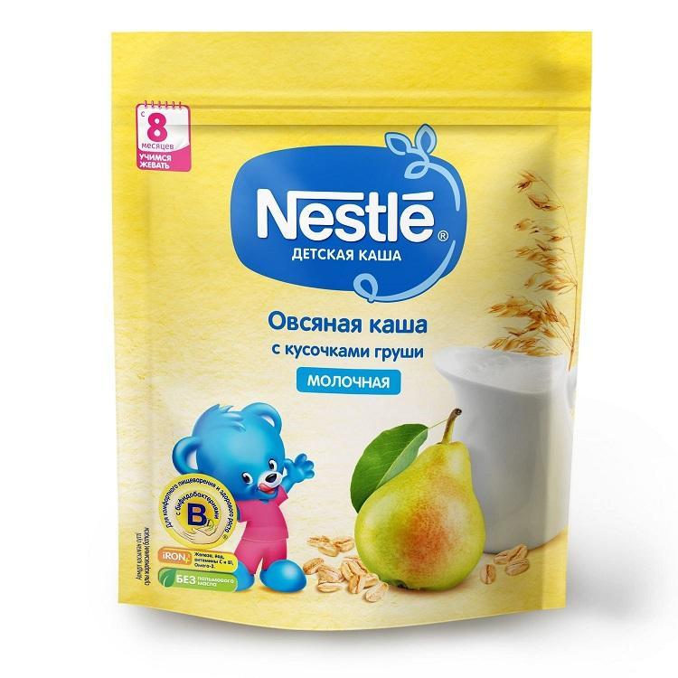 Каша Nestle молочная овсяная с грушей 220 гр., дой-пак