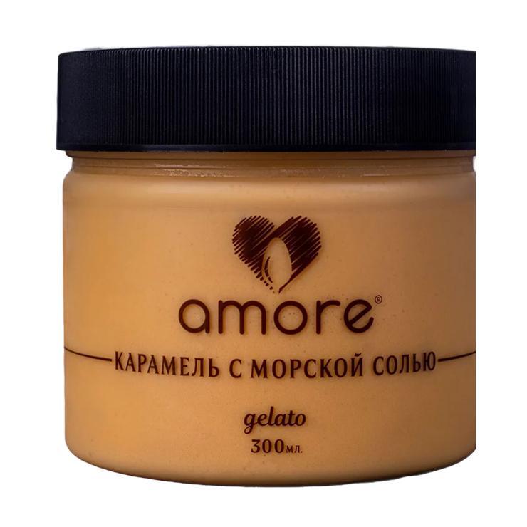 Мороженое Amore карамель с морской солью 290 гр., банка