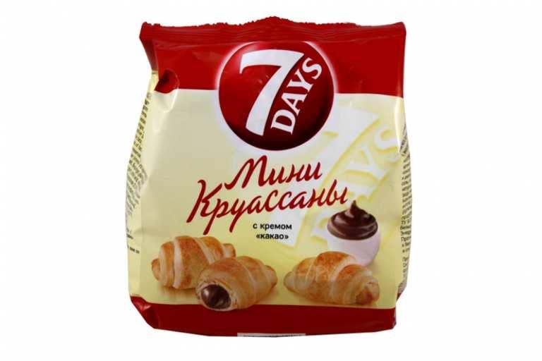 Круассаны 7 Days мини какао 200 гр., флоу-пак