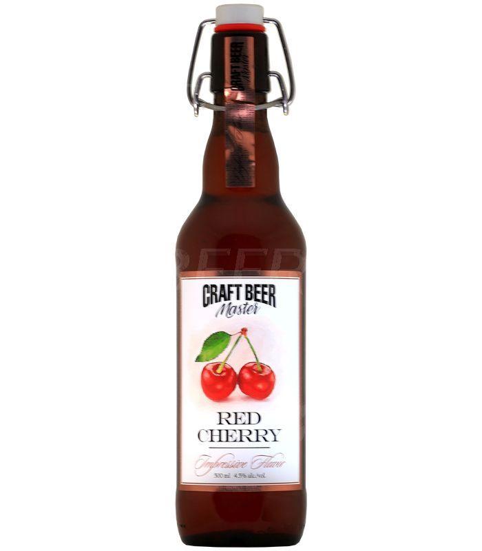 Напиток пивной крафтовый Craft Beer Красная Вишня светлое нефильтрованное 4,5% 500 мл., стекло