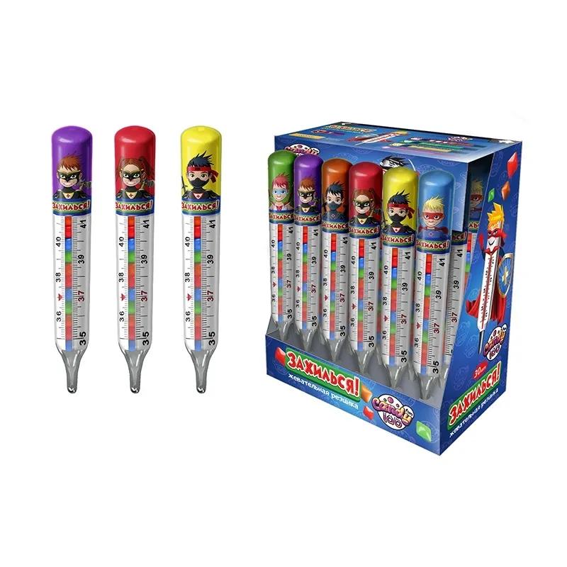 Жевательная резинка градусник Fun Candy Lab Захилься ассорти 8 гр., пластик