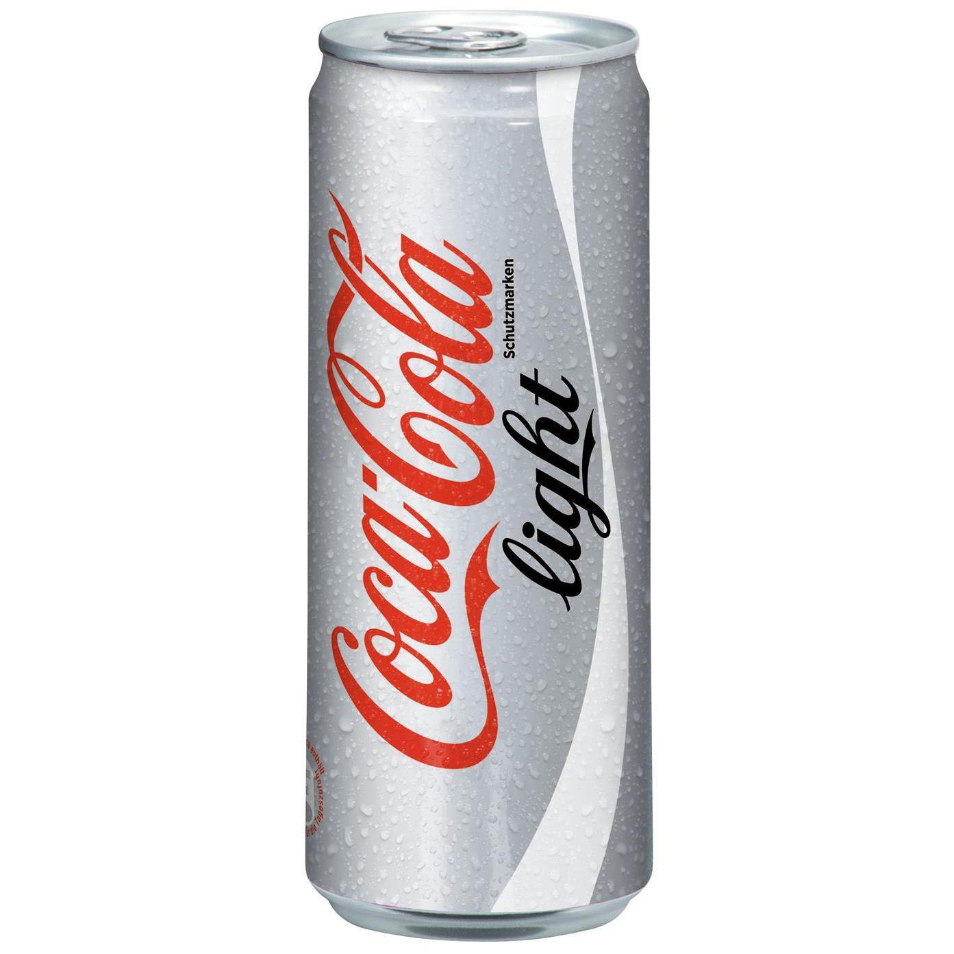 Напиток газированный Coca-Cola light Бельгия 330 мл, ж/б